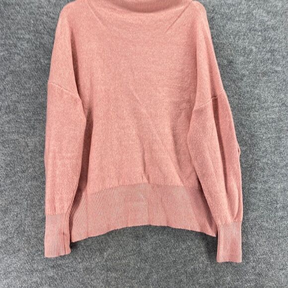 Ava & Viv Sweater Pullover Women 1X Plus Pink Knit Crew Neck Long Sleeve Casual - Picture 4 of 9